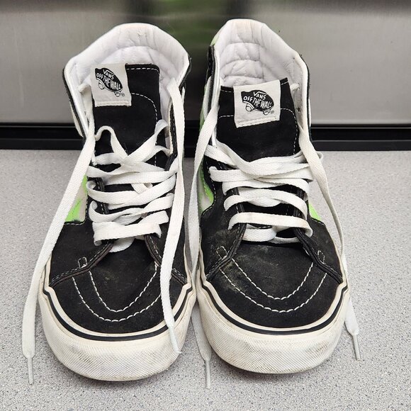 COPY - Vans Green Flame Sk8-hi - Picture 2 of 9